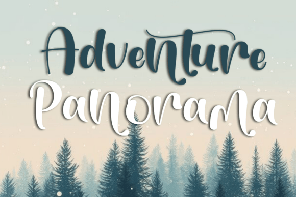 Adventure Panorama: A Luxurious Script Font for Digital Design
