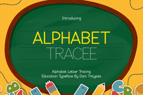 Alphabet Tracee: A Playful Handwritten Font That Brings Product Labels to Life