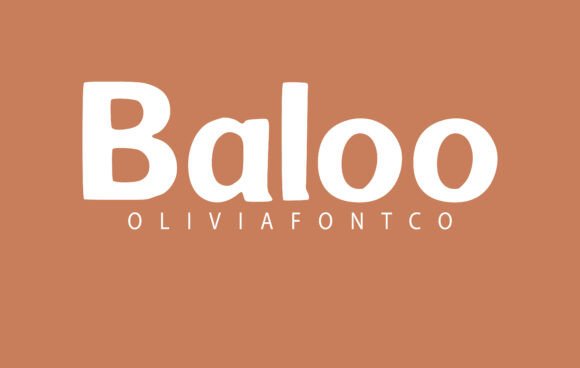 Baloo: A Romantic Handwritten Font for Editorial Design