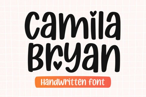 Camila Bryan: A Flowing Handwritten Font for Editorial Design