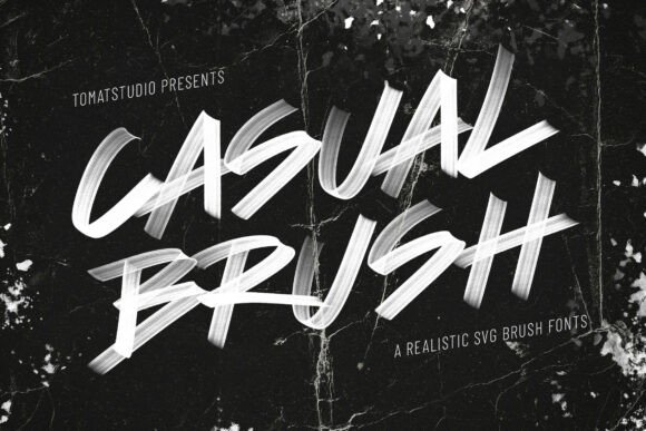 Casualbrush: The Hand-Painted Brush Font for Web Designers