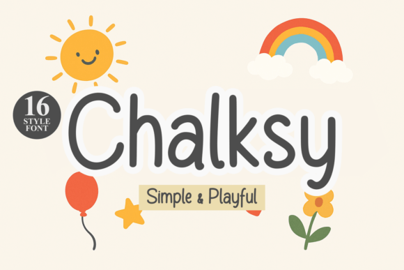 Chalksy: A Playful Typeface for Editorial Design