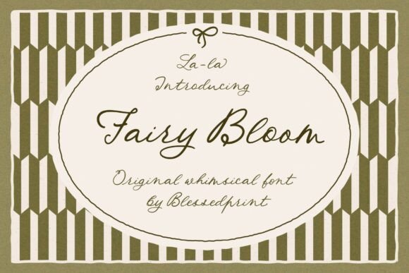Fairy Bloom: A Romantic Script Font for Editorial Design
