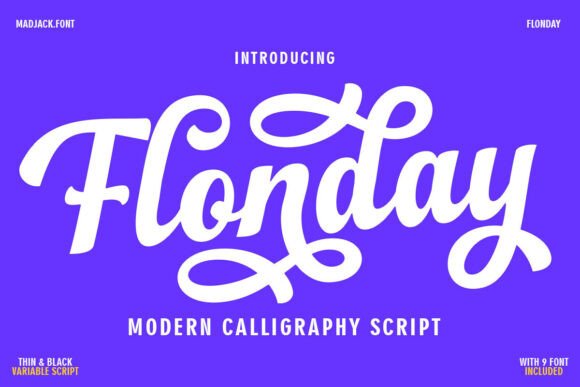Flondayscript Regular: The Script Font That Strengthens Message Clarity