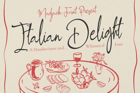 Italian Delight: A Script Font That Refines Small Business Branding