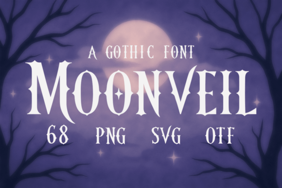 Moonveil: A Hand-Drawn Gothic Font for Spellbinding Campaigns