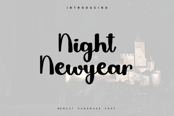 Night Newyear: A Relaxed Handwritten Font for Editorial Warmth