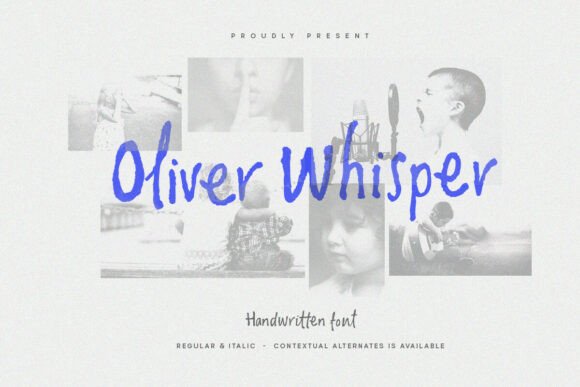 Oliver Whisper Font: Raw, Honest Handwriting for Your Brand