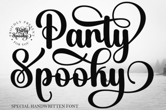 Party Spooky: A Graceful Script Font for Web Designers