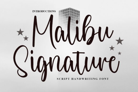 The Malibu Signature Font: A Timeless Branding Asset