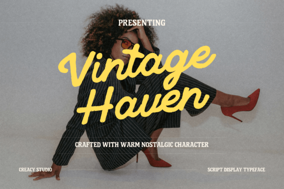Vintage Haven: A Script Font for Marketers
