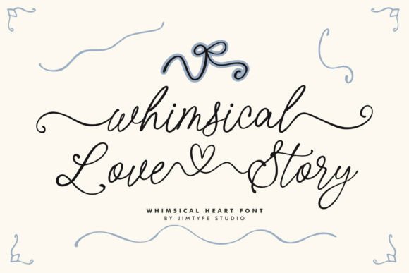 Whimsical Love Story – Romantic Typeface for Web Design